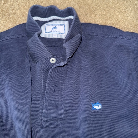 Southern Tide Blue Polo Shirt Classic Style - Picture 2 of 6